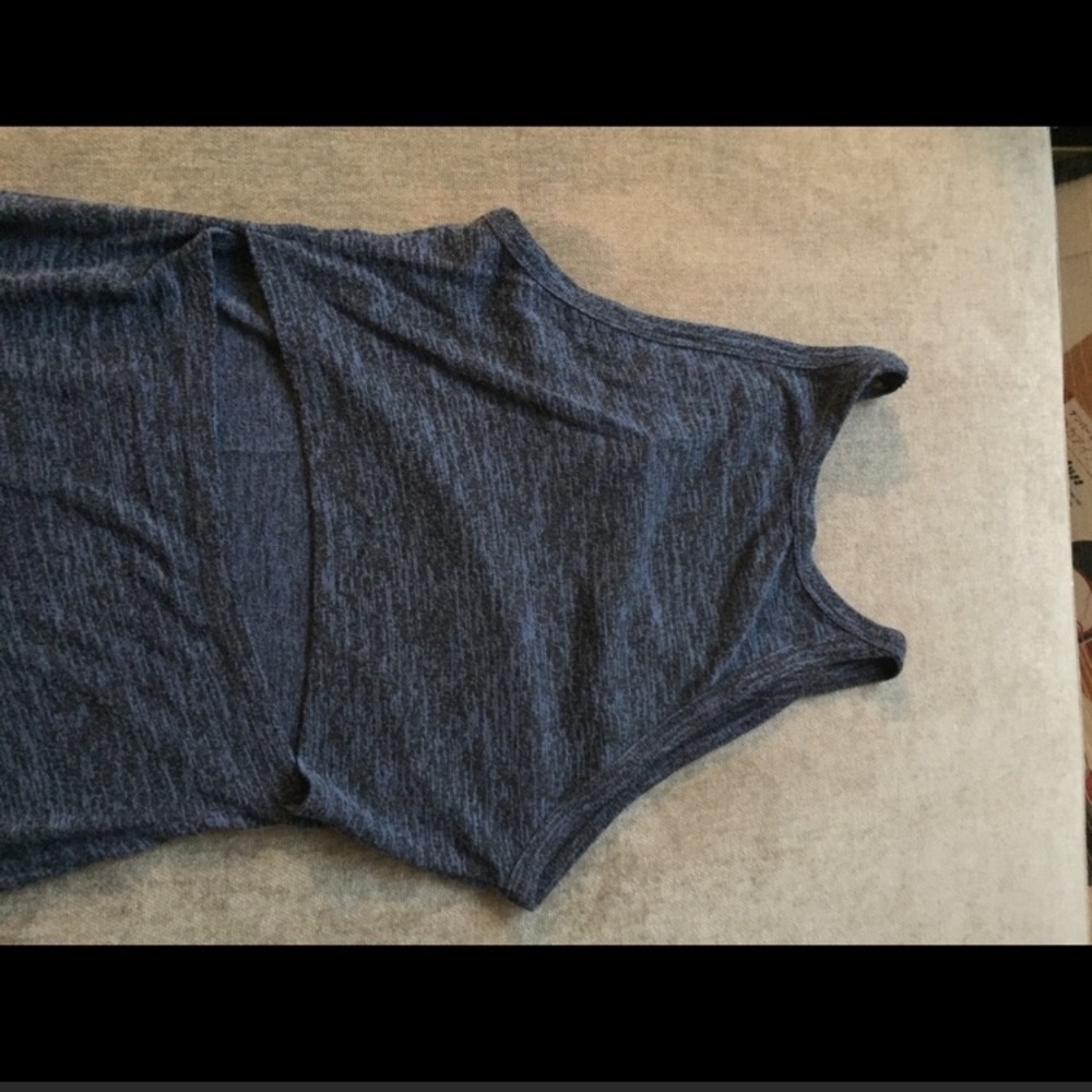 Blue stretch dress from aritzia